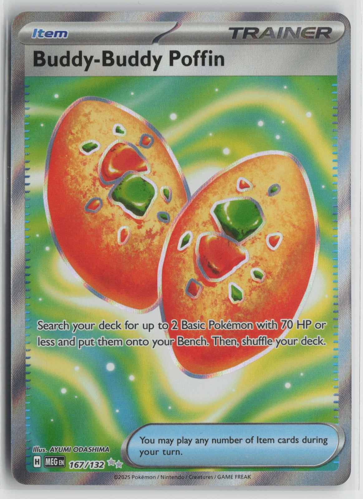 Buddy-Buddy Poffin Ultra Rare Holo MEG 167/132 NM