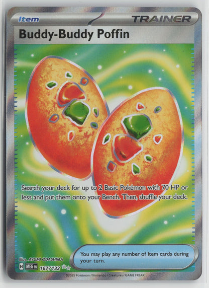 Buddy-Buddy Poffin Ultra Rare Holo MEG 167/132 NM