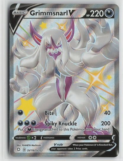 Grimmsnarl V Shiny Holo Rare SHFSV SV116/SV122 NM