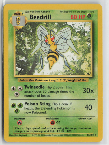Beedrill Rare BS 017/102 LP