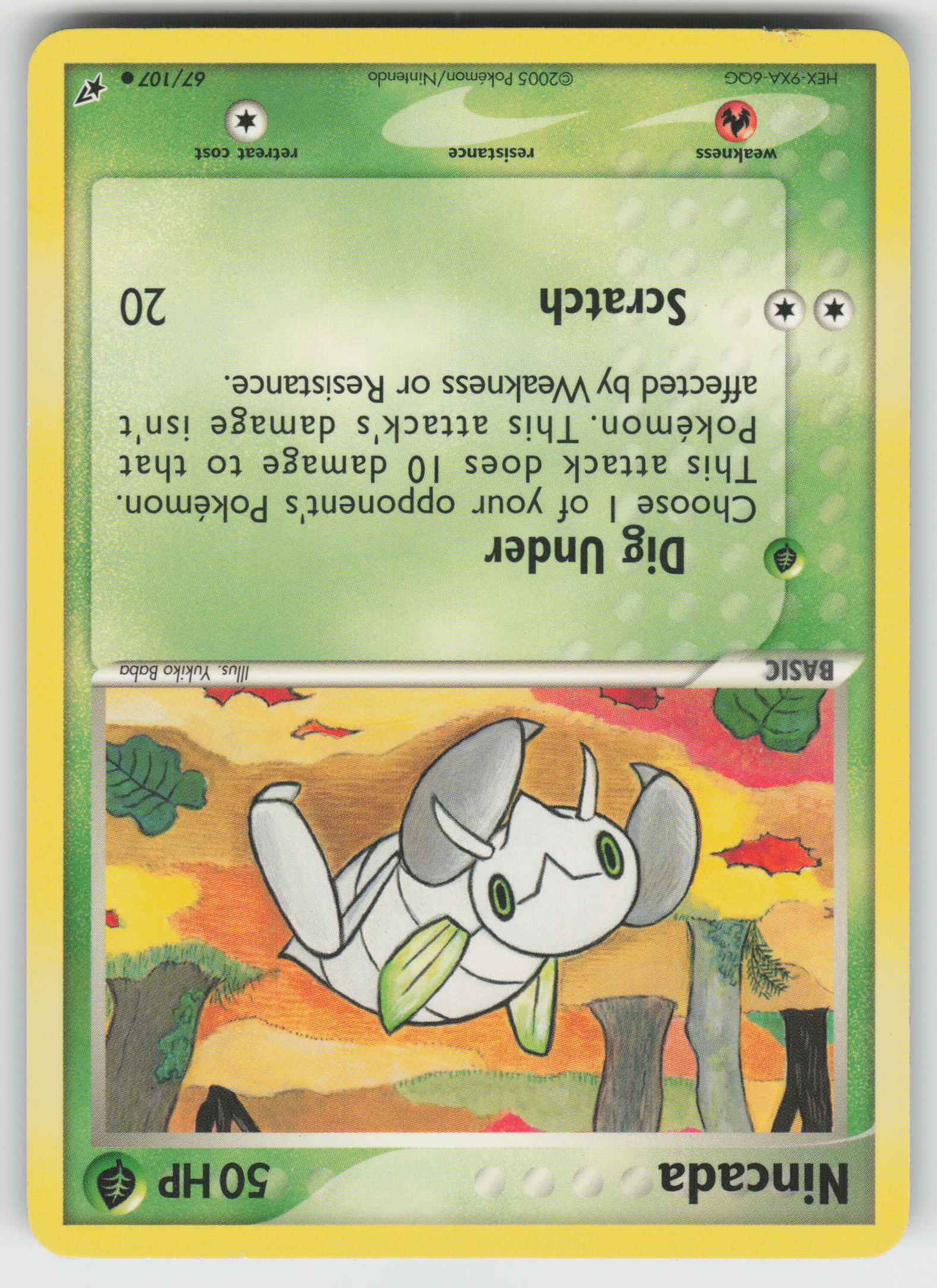 Nincada Common Deoxys 67/107 LP