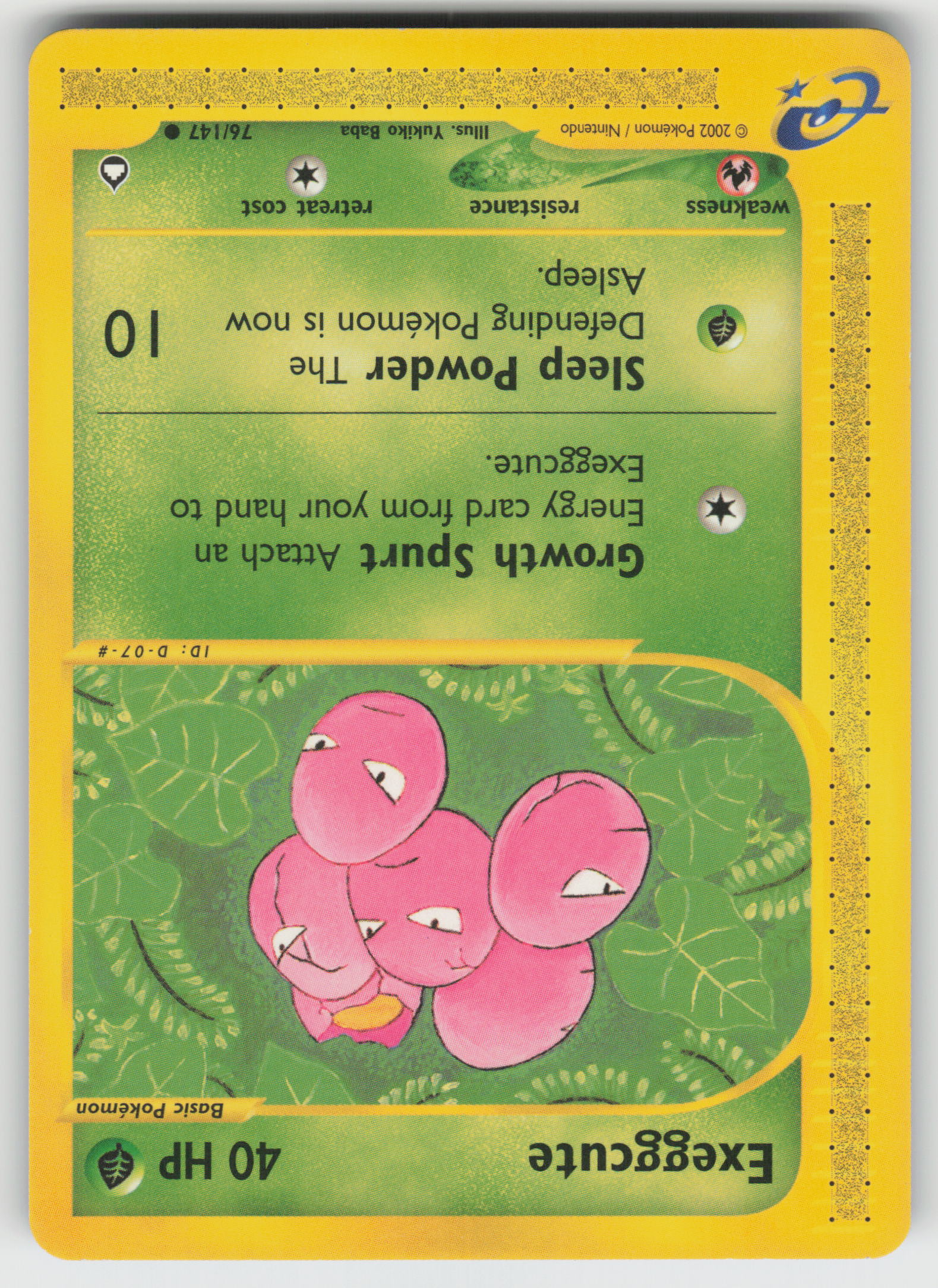 Exeggcute (76) Common Aquapolis 076/147 LP