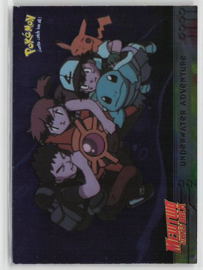 Topps Underwater Adventure Foil Mewtwo Strikes Back #17 LP