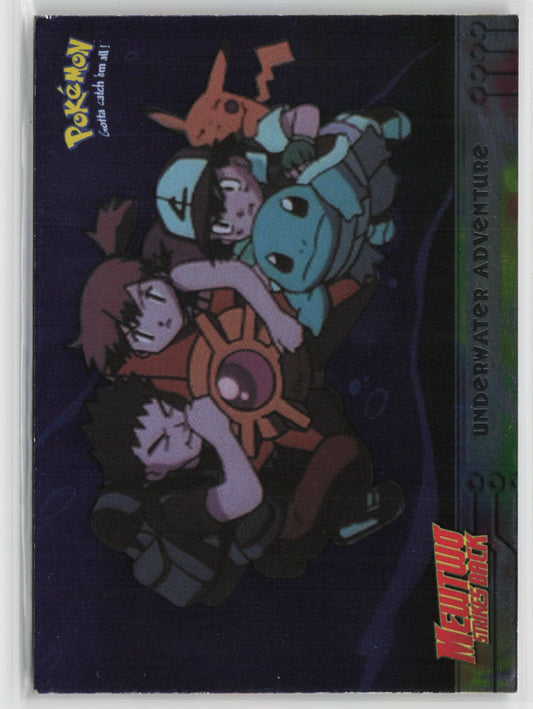 Topps Underwater Adventure Foil Mewtwo Strikes Back #17 LP