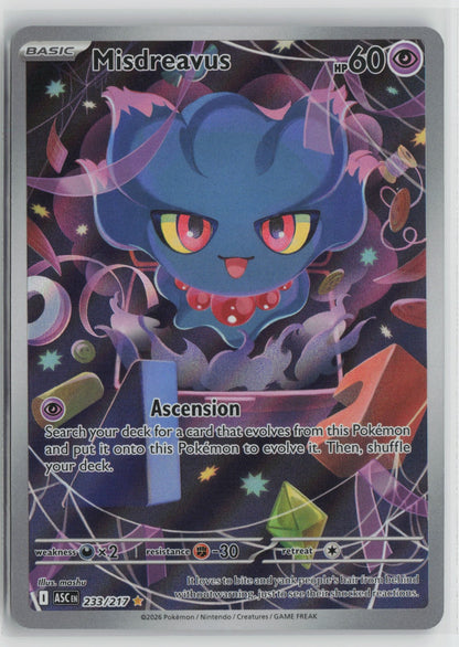 Misdreavus Illustration Rare Holo ASC 233/217 NM