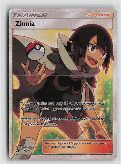 Zinnia (Full Art) Ultra Rare Holo DRM 70/70 NM