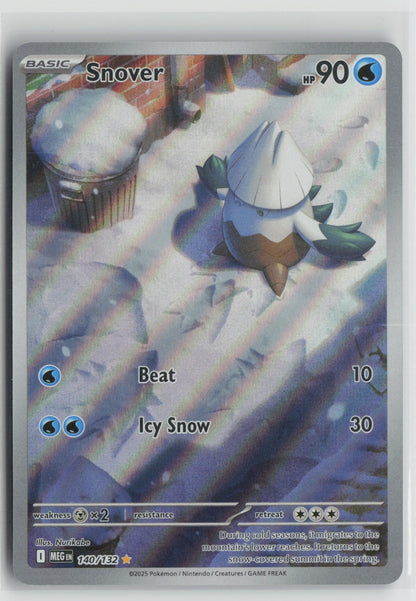 Snover Illustration Rare Holo MEG 140/132 NM- B