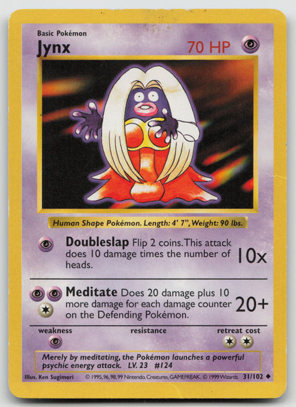 Jynx Uncommon Normal BS 031/102 HP