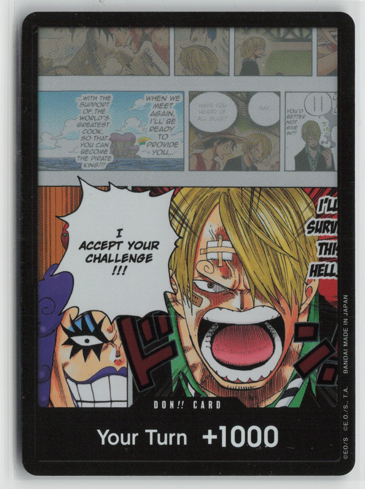 DON!! Card (Ivankov & Sanji) (Double Pack Set Vol. 3) DON!! Foil OP06 NM