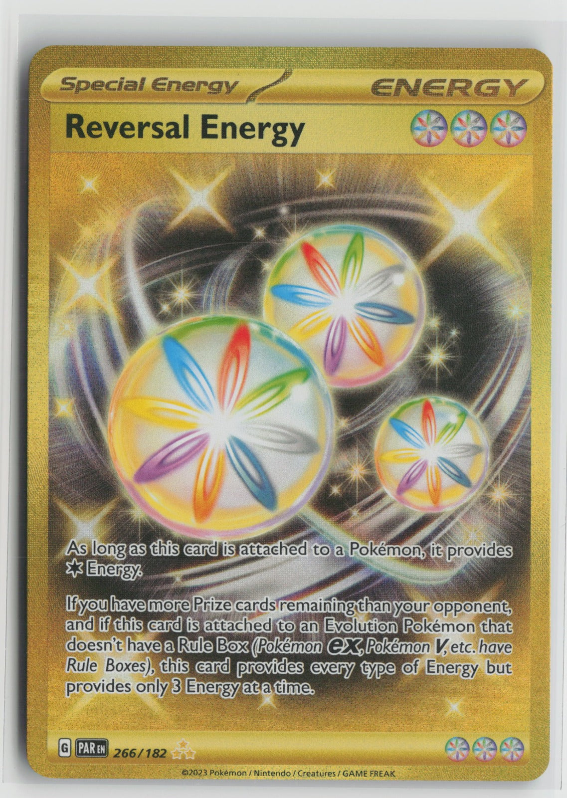 Reversal Energy - Hyper Rare Holo PAR 266/182 NM