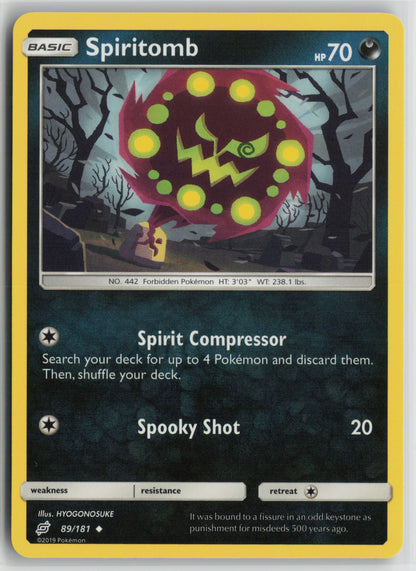 Spiritomb Uncommon SM - Team Up 89/181 NM
