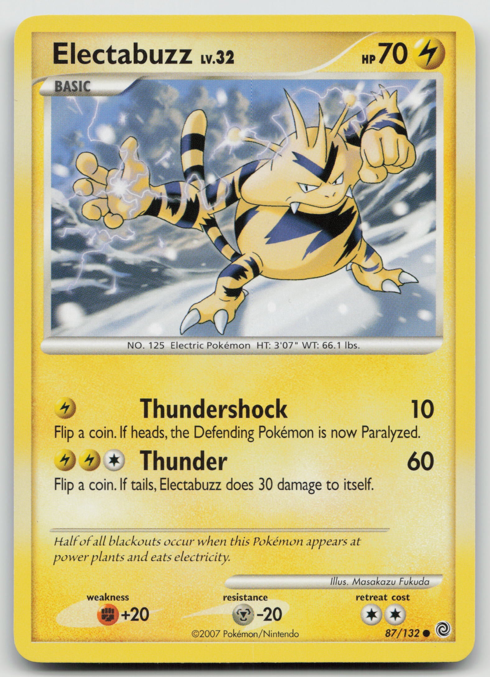 Electabuzz Common Normal SW 87/132 NM