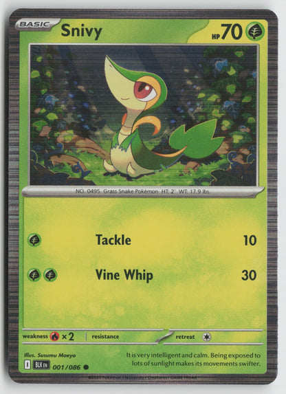 Snivy - (Unova Poster Collection) Common Holo MCAP 001/086 NM