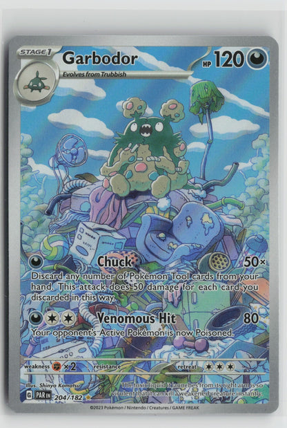 Garbodor - Illustration Rare Holo PAR 204/182 NM