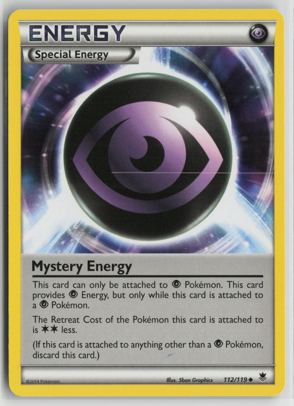 Mystery Energy Uncommon PHF 112/119 LP