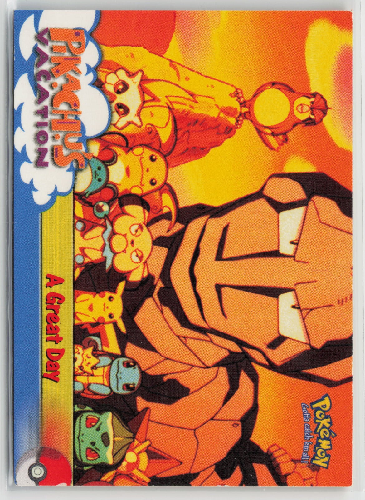 Topps A Great Day Pikachu's Vacation #58 NM
