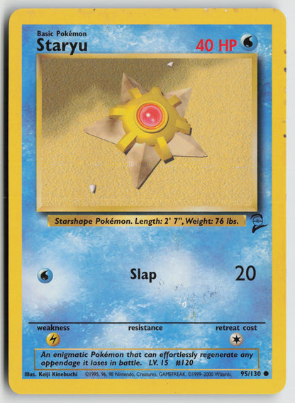 Staryu Common Base Set 2 095/130 HP