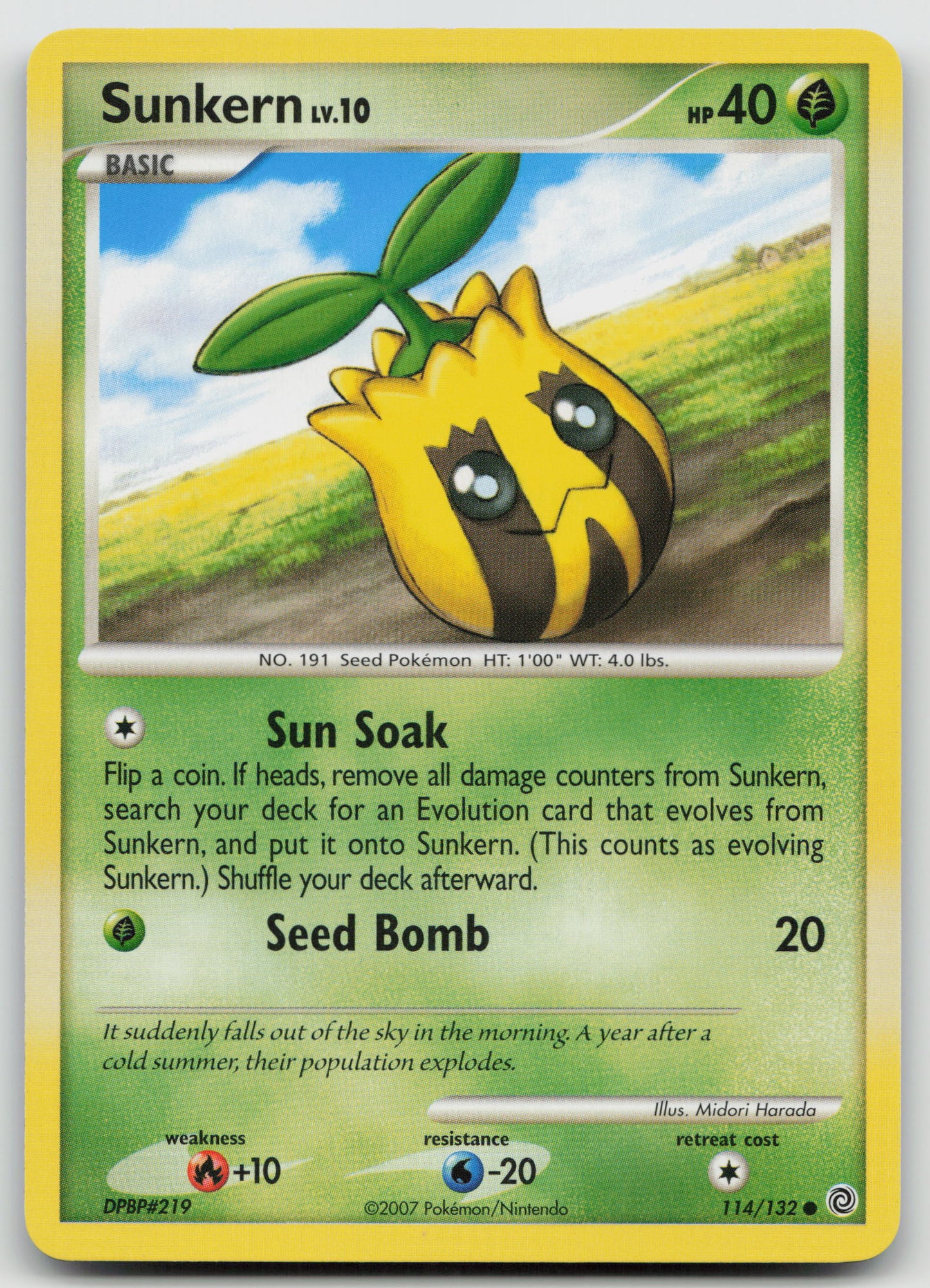 Sunkern Common Normal SW 114/132 NM