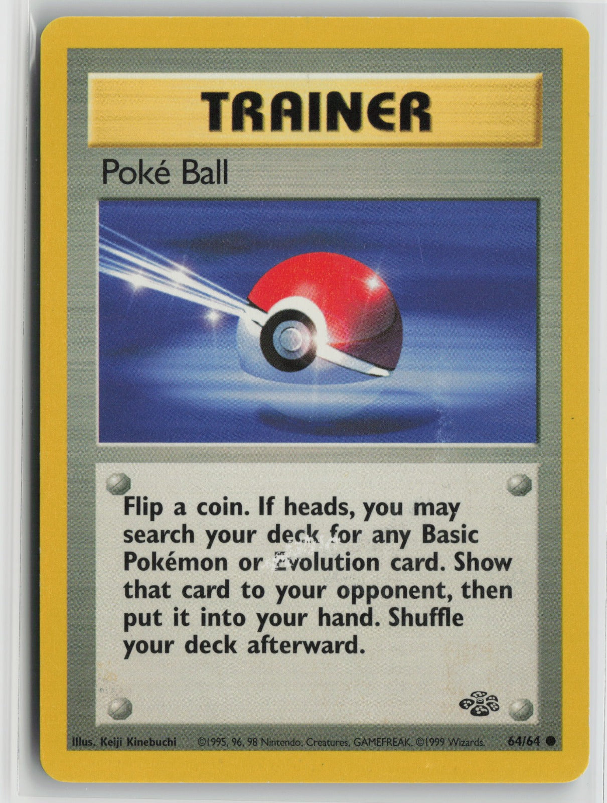Poke Ball Common Unlimited JU 64/64 LP