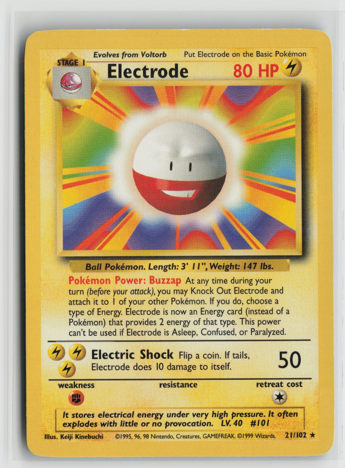 Electrode Rare BS 021/102 MP
