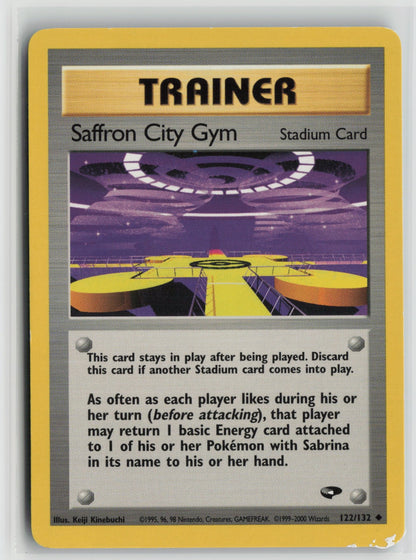 Saffron City Gym Uncommon Unlimited G2 122/132 MP
