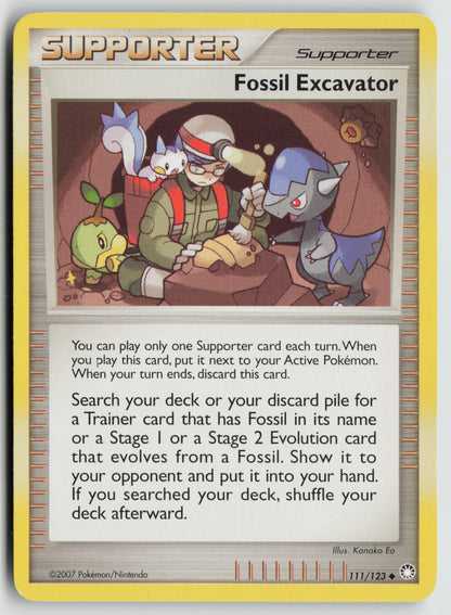 Fossil Excavator Uncommon Mysterious Treasures 111/123 LP