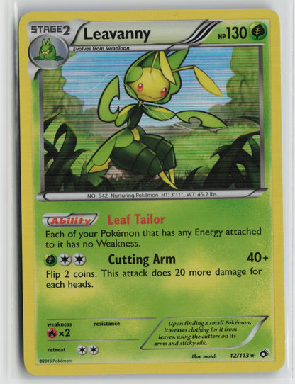 Leavanny Holo Rare LTR 12/113 MP