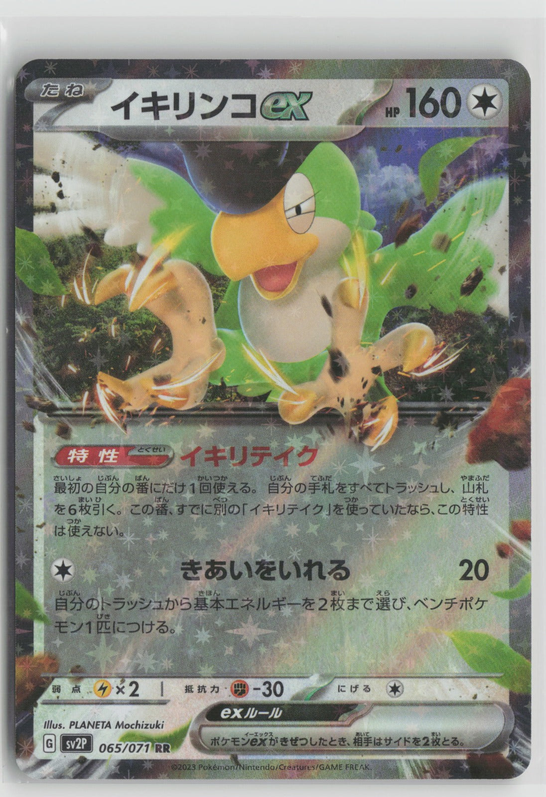 Squawkabilly ex Double Rare Holo SV2P 065/071 NM