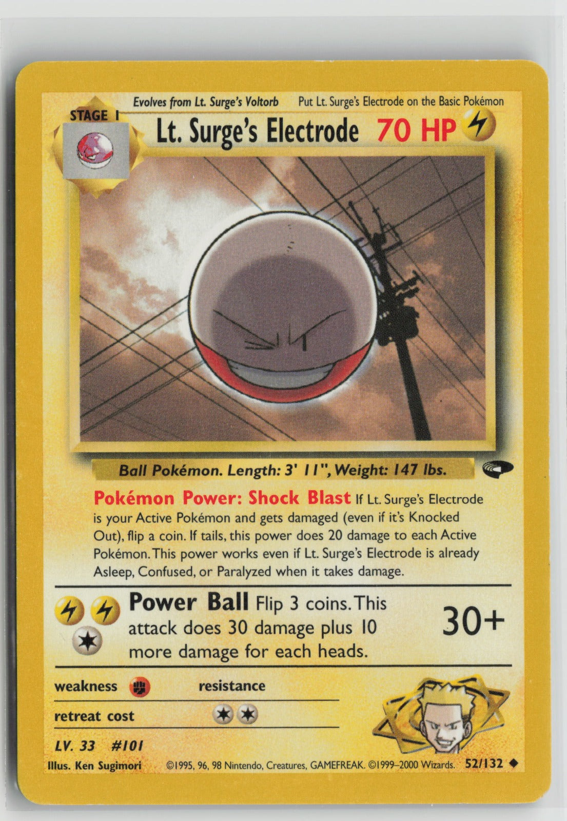 Lt. Surge's Electrode Uncommon Unlimited G2 052/132 MP