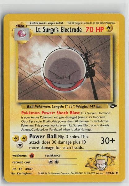 Lt. Surge's Electrode Uncommon Unlimited G2 052/132 MP
