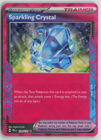 Sparkling Crystal ACE SPEC Rare Holo PRE 129/131 NM