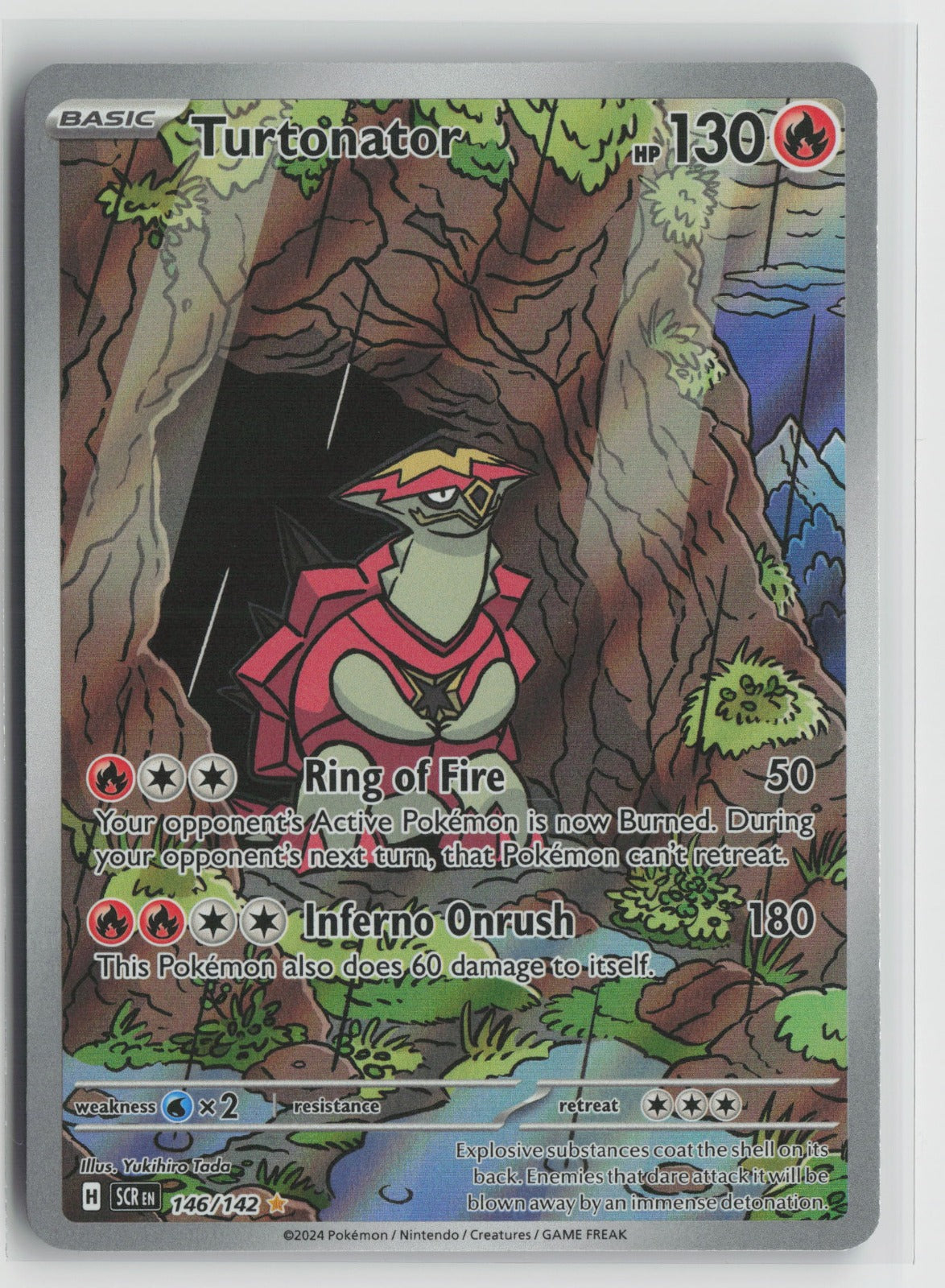 Turtonator Illustration Rare Holo SCR 146/142 NM