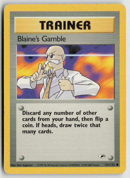 Blaine's Gamble Common Gym Heroes 121/132 MP