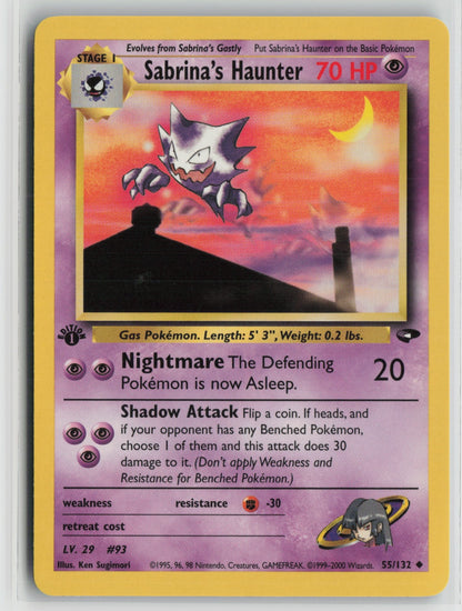 Sabrina's Haunter Uncommon 1st Edition G2 055/132 NM