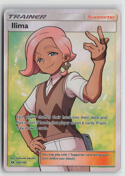 Ilima (Full Art) Ultra Rare SM Base Set 146/149 NM