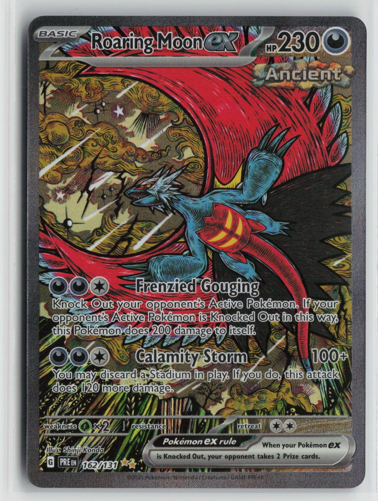 Roaring Moon ex Special Illustration Rare Holo PRE 162/131 NM