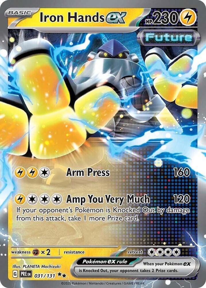 Iron Hands ex Double Rare Holo PRE 031/131 NM