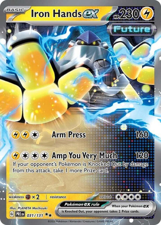 Iron Hands ex Double Rare Holo PRE 031/131 NM