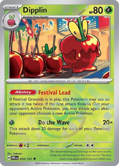 Dipplin (Poke Ball Pattern) Uncommon SV: Prismatic Evolutions 010/131 NM