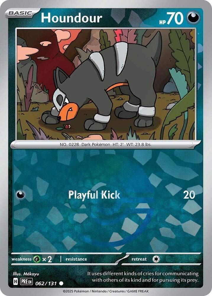 Houndour (Poke Ball Pattern) Common SV: Prismatic Evolutions 062/131 NM