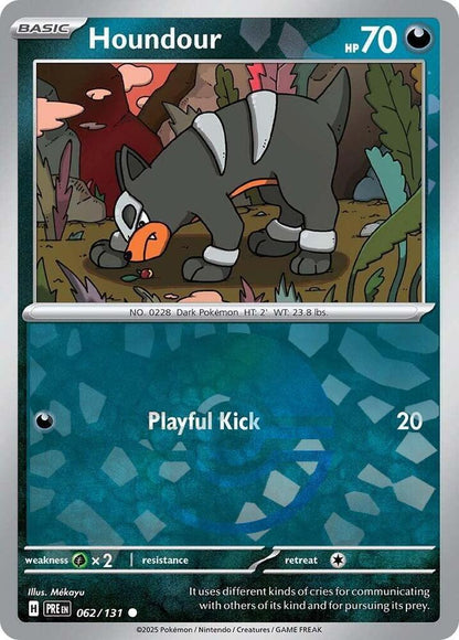 Houndour (Poke Ball Pattern) Common SV: Prismatic Evolutions 062/131 NM