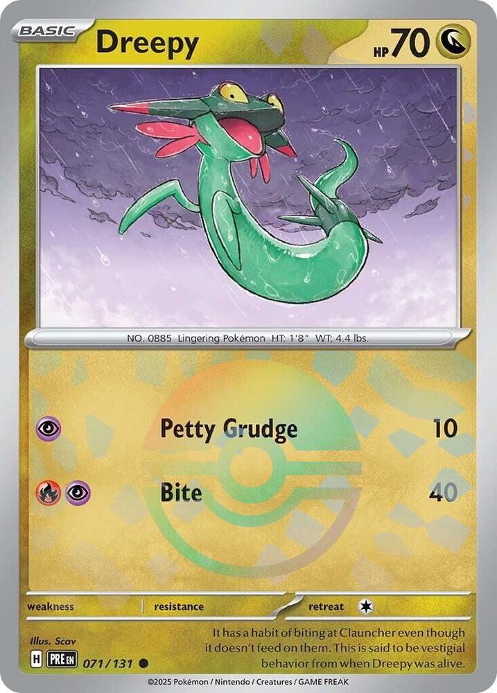 Dreepy (Poke Ball Pattern) Common Holo PRE 071/131 NM
