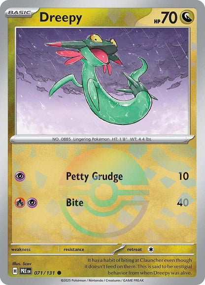 Dreepy (Poke Ball Pattern) Common Holo PRE 071/131 NM