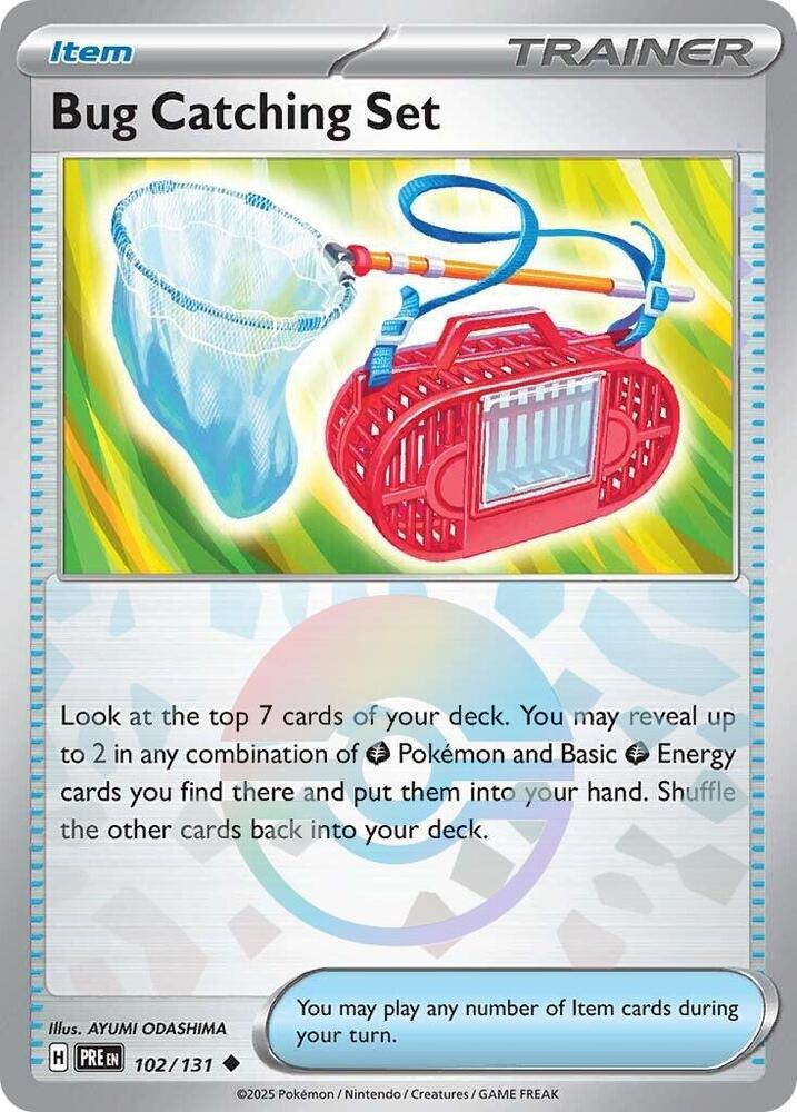 Bug Catching Set (Poke Ball Pattern) Uncommon Holo PRE 102/131 NM