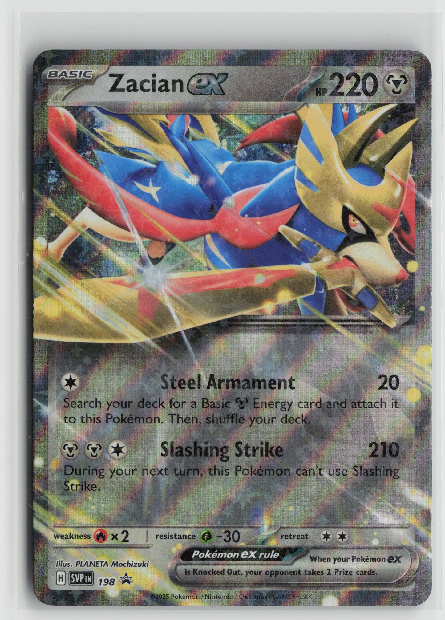 Zacian ex - Promo SV: Scarlet & Violet Promo Cards 198 NM-B
