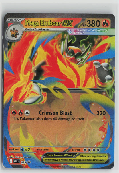 Mega Emboar ex - Promo Holo MEP 035 NM