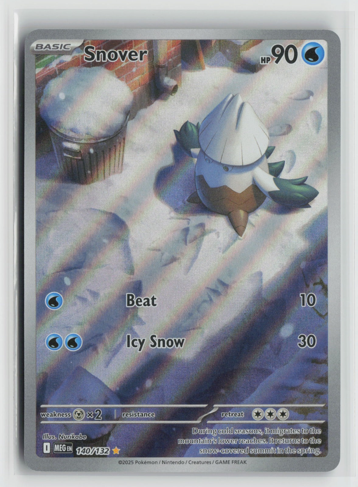 Snover Illustration Rare Holo MEG 140/132 NM