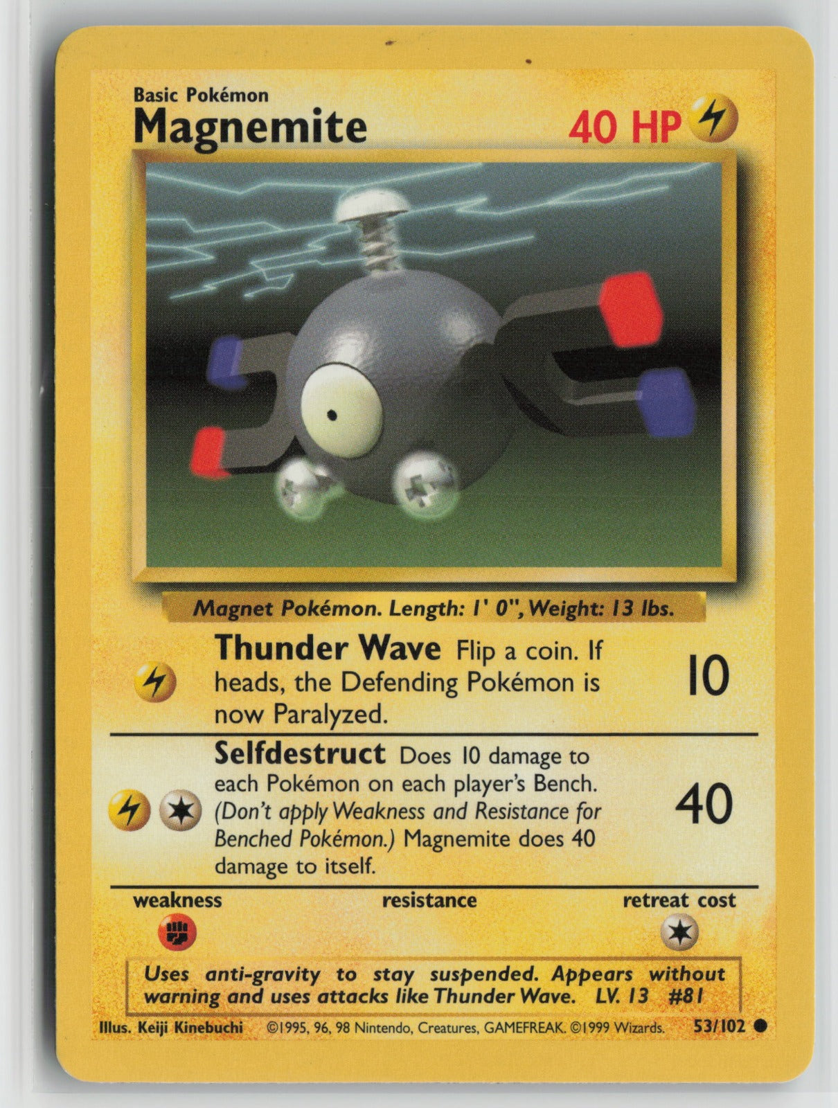 Magnemite Common BS 053/102 MP