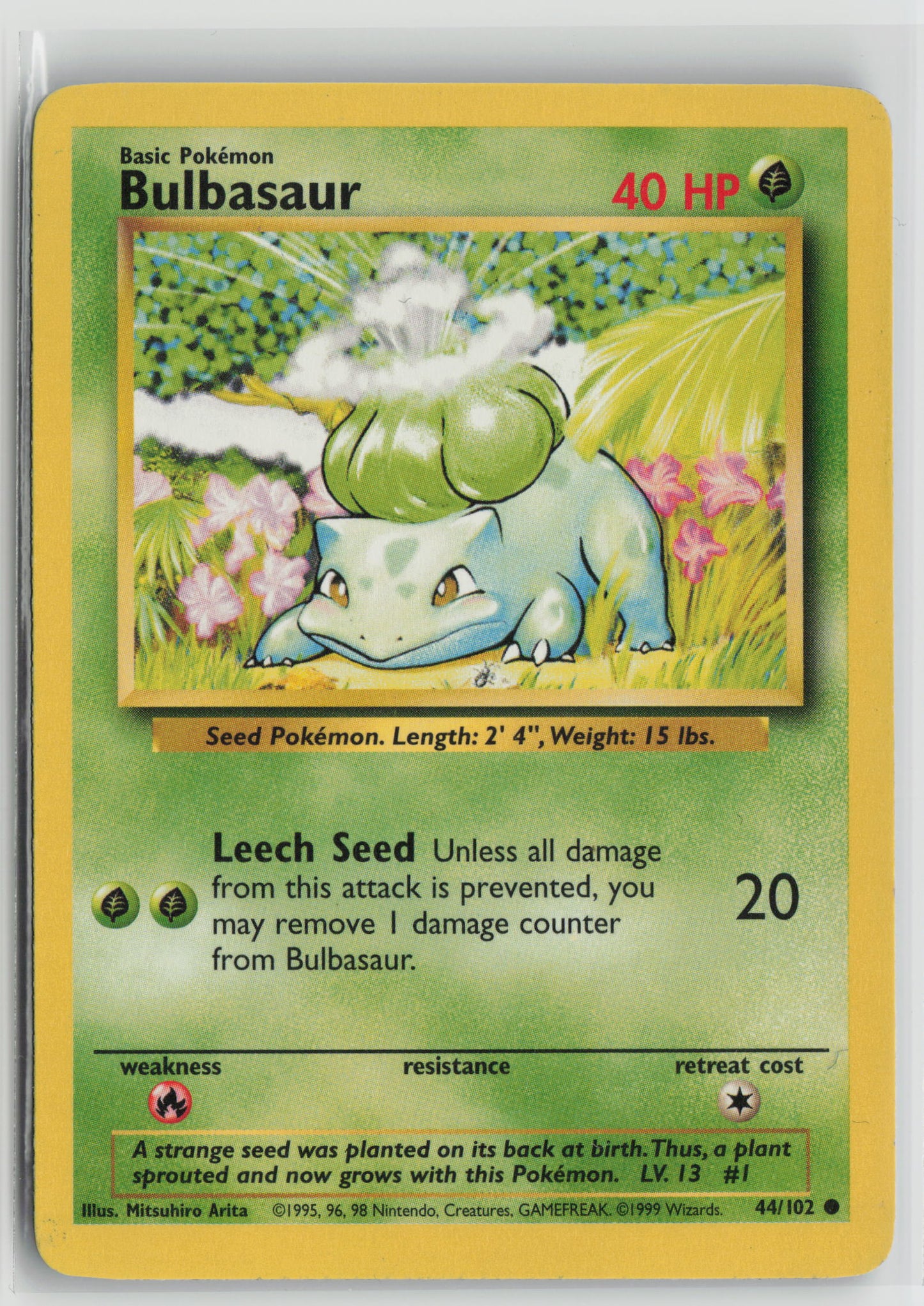 Bulbasaur Common Normal BS 044/102 LP
