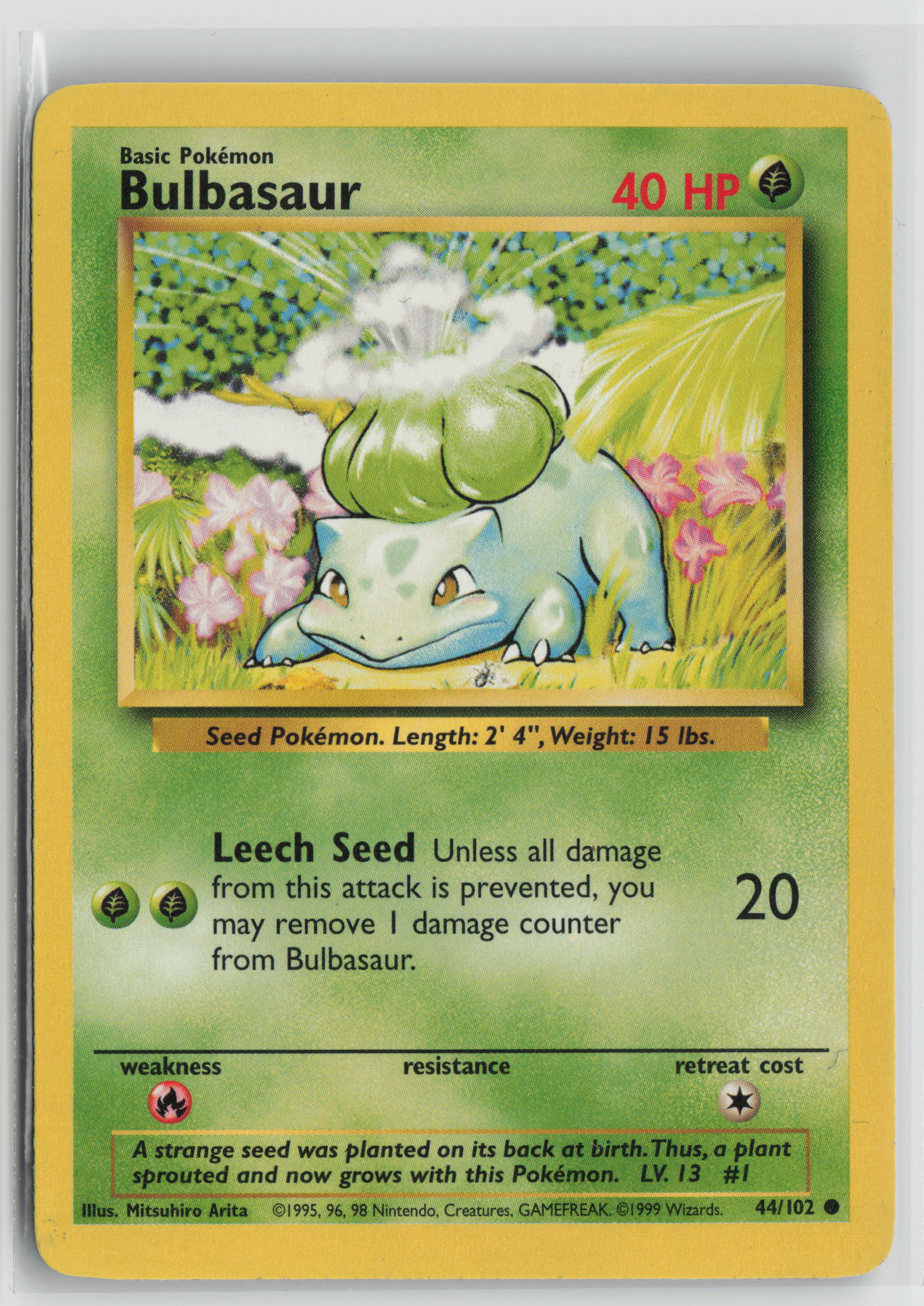 Bulbasaur Common Normal BS 044/102 LP